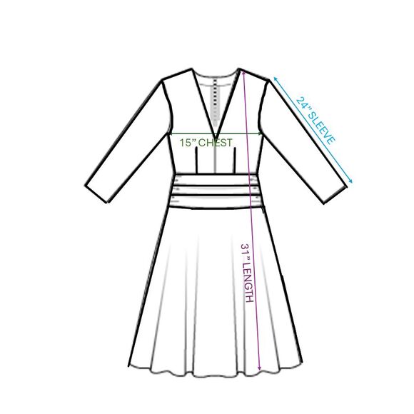 Trixxi dress Juniors' Surplice-Neck Tie-Waist Fit & Flare Dress size 3 Romantic - Picture 4 of 16